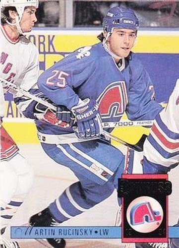 #281 Martin Rucinsky - Quebec Nordiques - 1993-94 Donruss Hockey