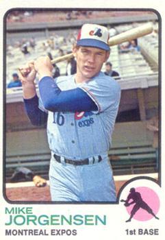 #281 Mike Jorgensen - Montreal Expos - 1973 Topps Baseball