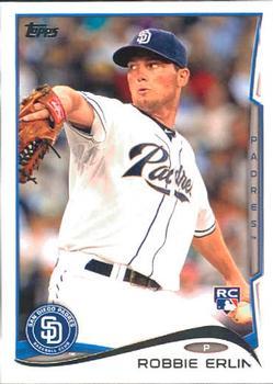 #281 Robbie Erlin - San Diego Padres - 2014 Topps Baseball