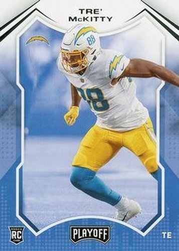 #281 Tre' McKitty - Los Angeles Chargers - 2021 Panini Playoff Football