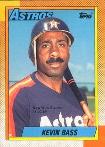 #281 Kevin Bass - San Francisco Giants - 1990 O-Pee-Chee Baseball
