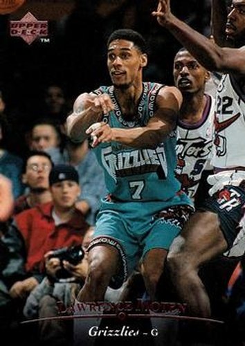 #281 Lawrence Moten - Vancouver Grizzlies - 1995-96 Upper Deck Basketball