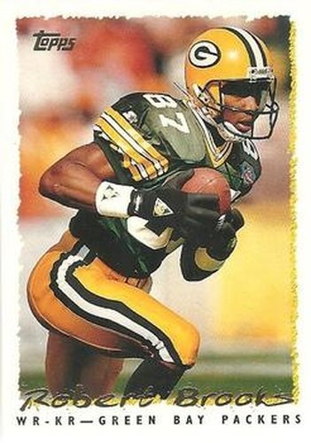 #282 Robert Brooks - Green Bay Packers - 1995 Topps Football