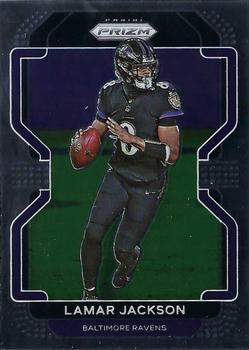 #282 Lamar Jackson - Baltimore Ravens - 2021 Panini Prizm Football