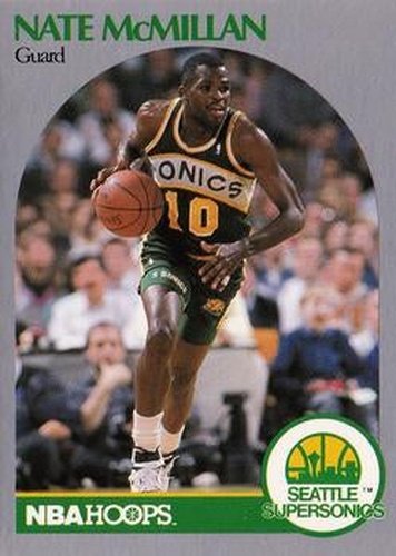 #282 Nate McMillan - Seattle SuperSonics - 1990-91 Hoops Basketball