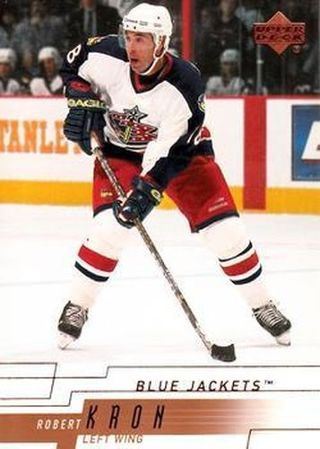 #282 Robert Kron - Columbus Blue Jackets - 2000-01 Upper Deck Hockey