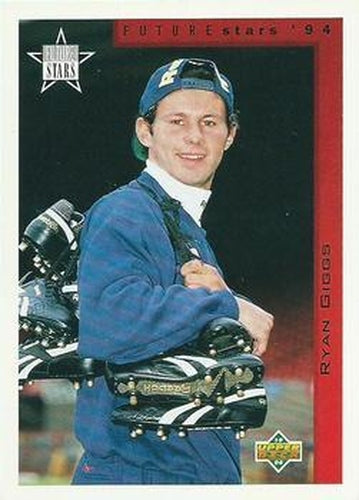 #282 Ryan Giggs - Wales - 1994 Upper Deck World Cup Contenders English/Spanish Soccer