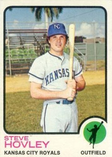 #282 Steve Hovley - Kansas City Royals - 1973 Topps Baseball