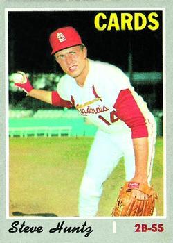#282 Steve Huntz - St. Louis Cardinals - 1970 Topps Baseball