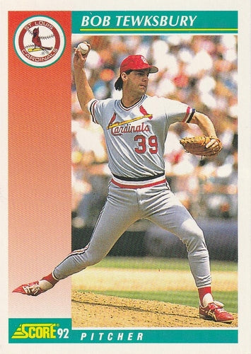 #282 Bob Tewksbury - St. Louis Cardinals - 1992 Score Baseball