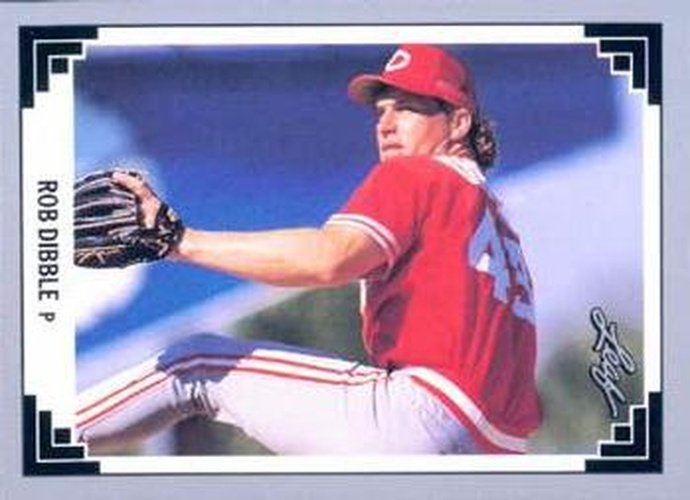 282 Rob Dibble - Cincinnati Reds - 1991 Leaf Baseball – Isolated Cards