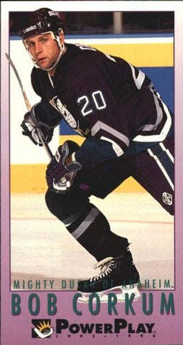 #282 Bob Corkum - Anaheim Mighty Ducks - 1993-94 Fleer PowerPlay Hockey