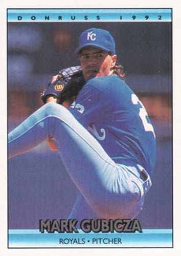 #282 Mark Gubicza - Kansas City Royals - 1992 Donruss Baseball