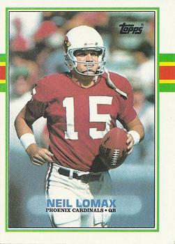#283 Neil Lomax - Phoenix Cardinals - 1989 Topps Football