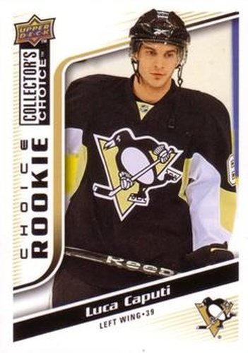#283 Luca Caputi - Pittsburgh Penguins - 2009-10 Collector's Choice Hockey