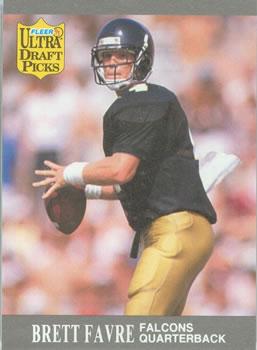 #283 Brett Favre - Atlanta Falcons - 1991 Ultra Football