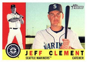 #283 Jeff Clement - Seattle Mariners - 2009 Topps Heritage Baseball