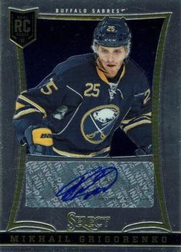 #283 Mikhail Grigorenko - Buffalo Sabres - 2013-14 Panini Select Hockey
