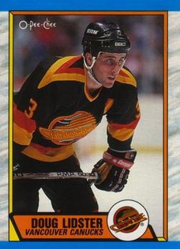 #284 Doug Lidster - Vancouver Canucks - 1989-90 O-Pee-Chee Hockey