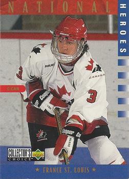#284 France St. Louis - Canada - 1997-98 Collector's Choice Hockey