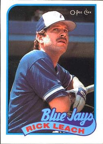 #284 Rick Leach - Toronto Blue Jays - 1989 O-Pee-Chee Baseball