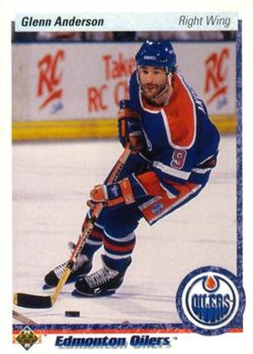 #284 Glenn Anderson - Edmonton Oilers - 1990-91 Upper Deck Hockey