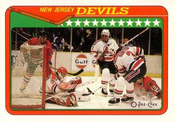 #284 New Jersey Devils - New Jersey Devils - 1990-91 O-Pee-Chee Hockey