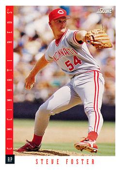 #284 Steve Foster - Cincinnati Reds - 1993 Score Baseball