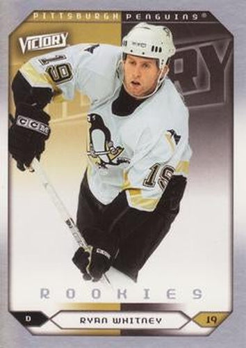#284 Ryan Whitney - Pittsburgh Penguins - 2005-06 Upper Deck Victory Hockey