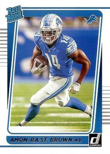 #284 Amon-Ra St. Brown - Detroit Lions - 2021 Donruss Football