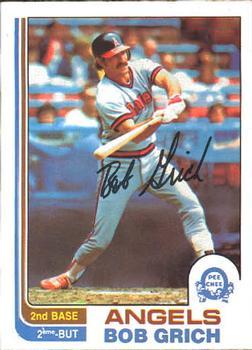 #284 Bob Grich - California Angels - 1982 O-Pee-Chee Baseball