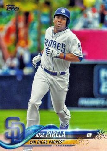 #284 Jose Pirela - San Diego Padres - 2018 Topps Baseball