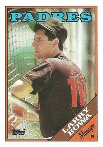 #284 Larry Bowa - San Diego Padres - 1988 Topps Baseball