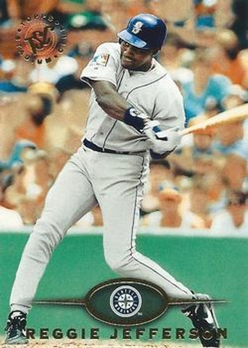 #284 Reggie Jefferson - Seattle Mariners - 1995 Stadium Club Baseball