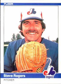 #284 Steve Rogers - Montreal Expos - 1984 Fleer Baseball