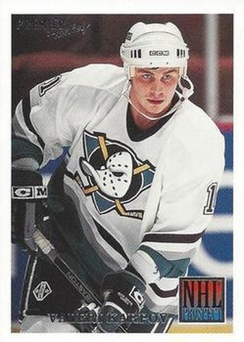 #284 Valeri Karpov - Anaheim Mighty Ducks - 1994-95 Topps Premier Hockey