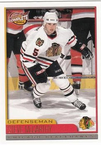 #284 Steve McCarthy - Chicago Blackhawks - 2003-04 Pacific Complete Hockey