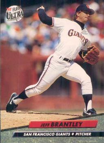 #285 Jeff Brantley - San Francisco Giants - 1992 Ultra Baseball