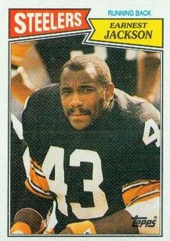 #285 Earnest Jackson - Pittsburgh Steelers - 1987 Topps Football