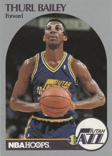 #285 Thurl Bailey - Utah Jazz - 1990-91 Hoops Basketball