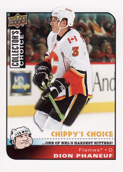 #285 Dion Phaneuf - Calgary Flames - 2008-09 Collector's Choice Hockey