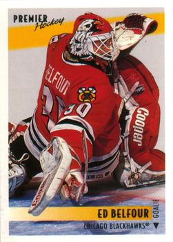 #285 Ed Belfour - Chicago Blackhawks - 1994-95 O-Pee-Chee Premier Hockey