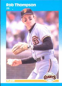 #285 Rob Thompson - San Francisco Giants - 1987 Fleer Baseball