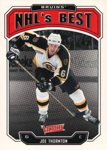 #285 Joe Thornton - Boston Bruins - 2000-01 Upper Deck Victory Hockey