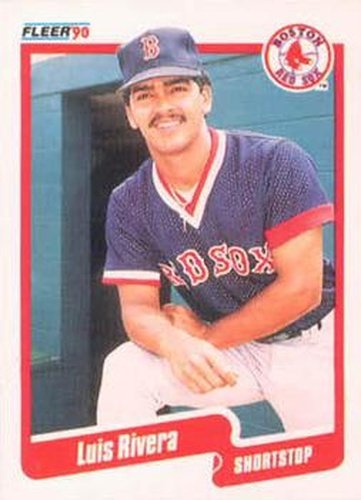 #285 Luis Rivera - Boston Red Sox - 1990 Fleer USA Baseball