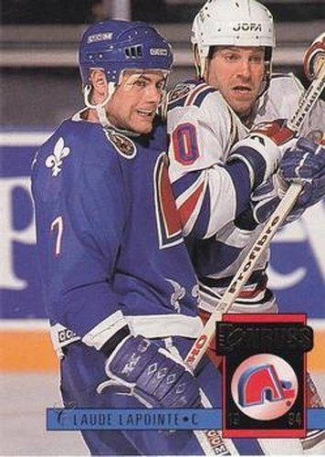 #285 Claude Lapointe - Quebec Nordiques - 1993-94 Donruss Hockey
