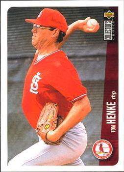 #285 Tom Henke - St. Louis Cardinals - 1996 Collector's Choice Baseball