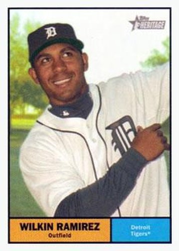 #285 Wilkin Ramirez - Detroit Tigers - 2010 Topps Heritage Baseball