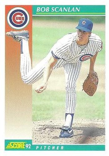 #285 Bob Scanlan - Chicago Cubs - 1992 Score Baseball