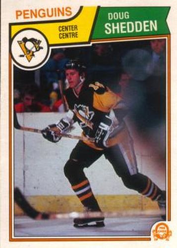 #285 Doug Shedden - Pittsburgh Penguins - 1983-84 O-Pee-Chee Hockey